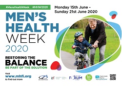Front of Men's Health Week 2018 Postcard